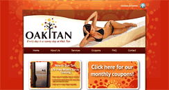Desktop Screenshot of oaktanning.com